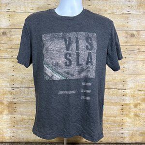 Vissla Mens Everyday Graphic T Shirt Tee Mens L Heather Gray
